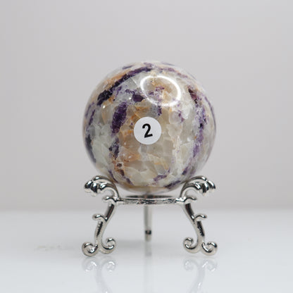 Fluorite & Calcite Sphere 2