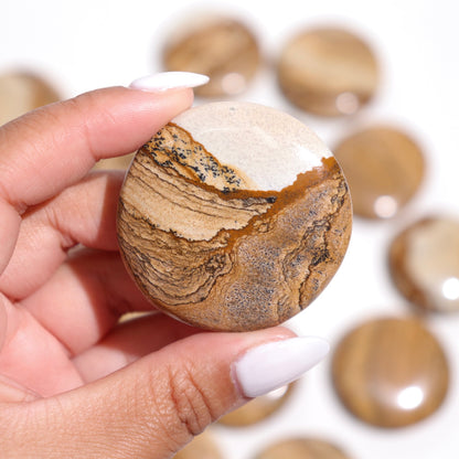 Picture Jasper Flat Stones
