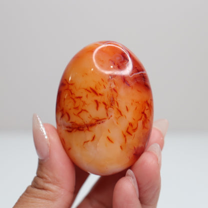Carnelian Palm Stone 90