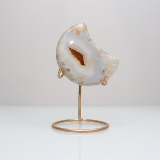 Druzy Agate Moon | C