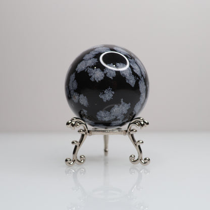 Snowflake Obsidian Sphere | 67