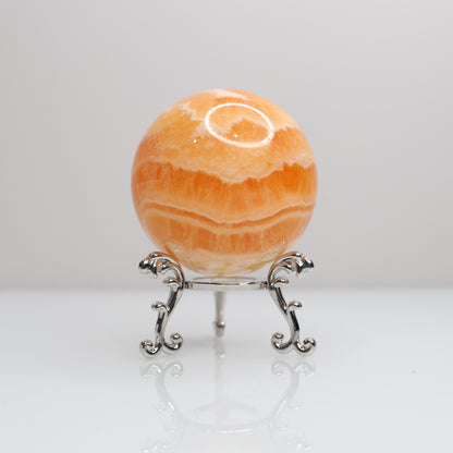 Orange Calcite Sphere | 5