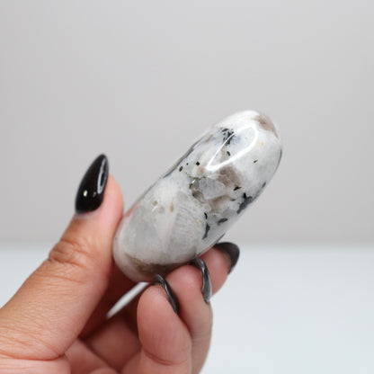 Rainbow Moonstone Palm Stone 66