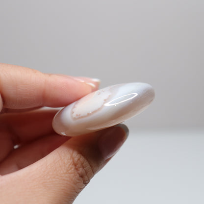 Flower Agate Round Palm | 20