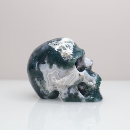 Moss Agate Skull | 3