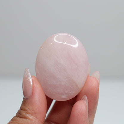 Rose Quartz Palm Stone 47