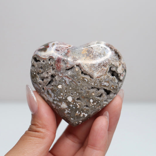 Ocean Jasper Heart | H