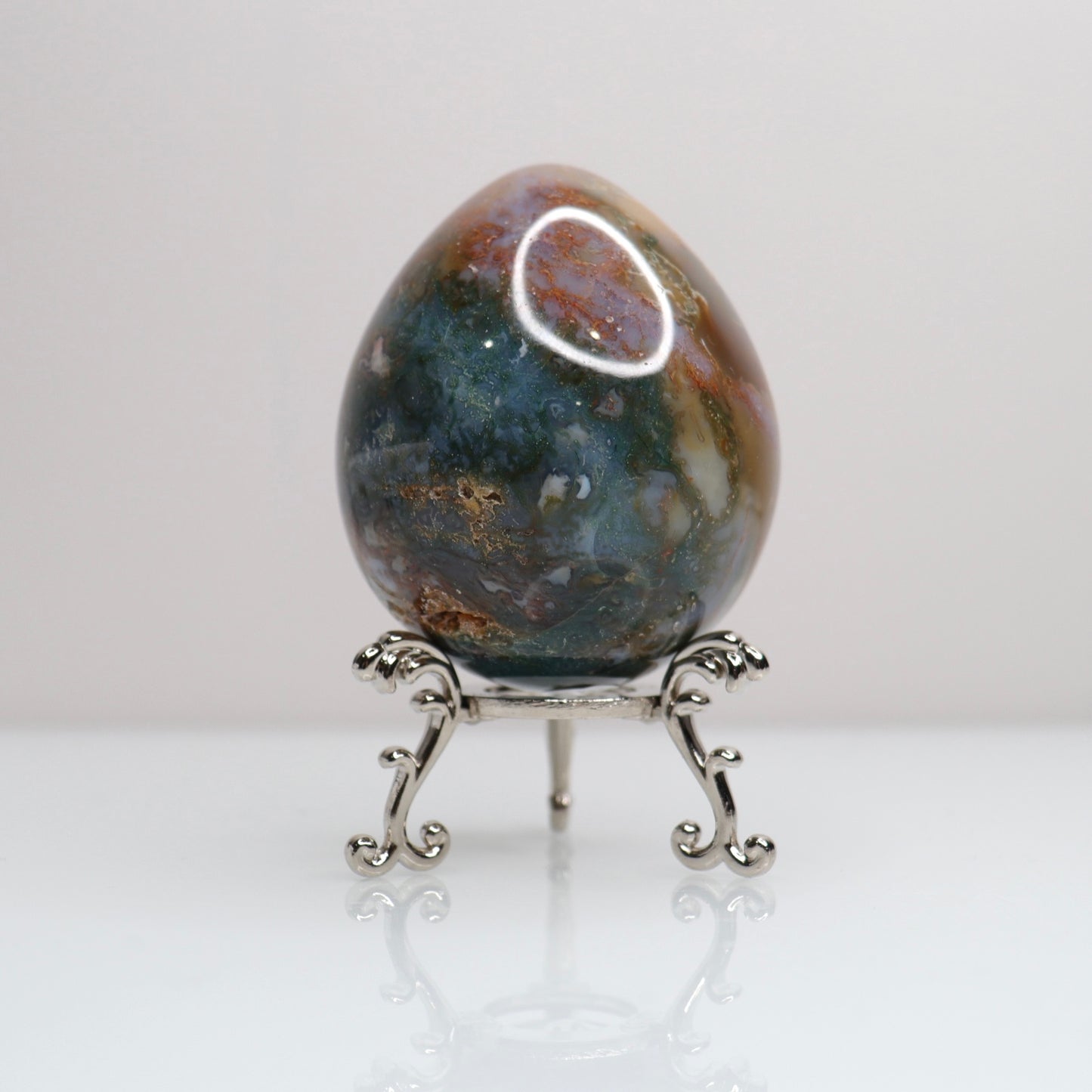 Moss Agate Egg | 24