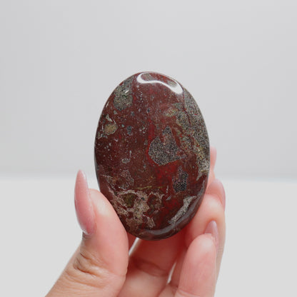Dragon Bloodstone Palm Stone 44
