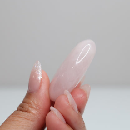 Rose Quartz Palm Stone 48