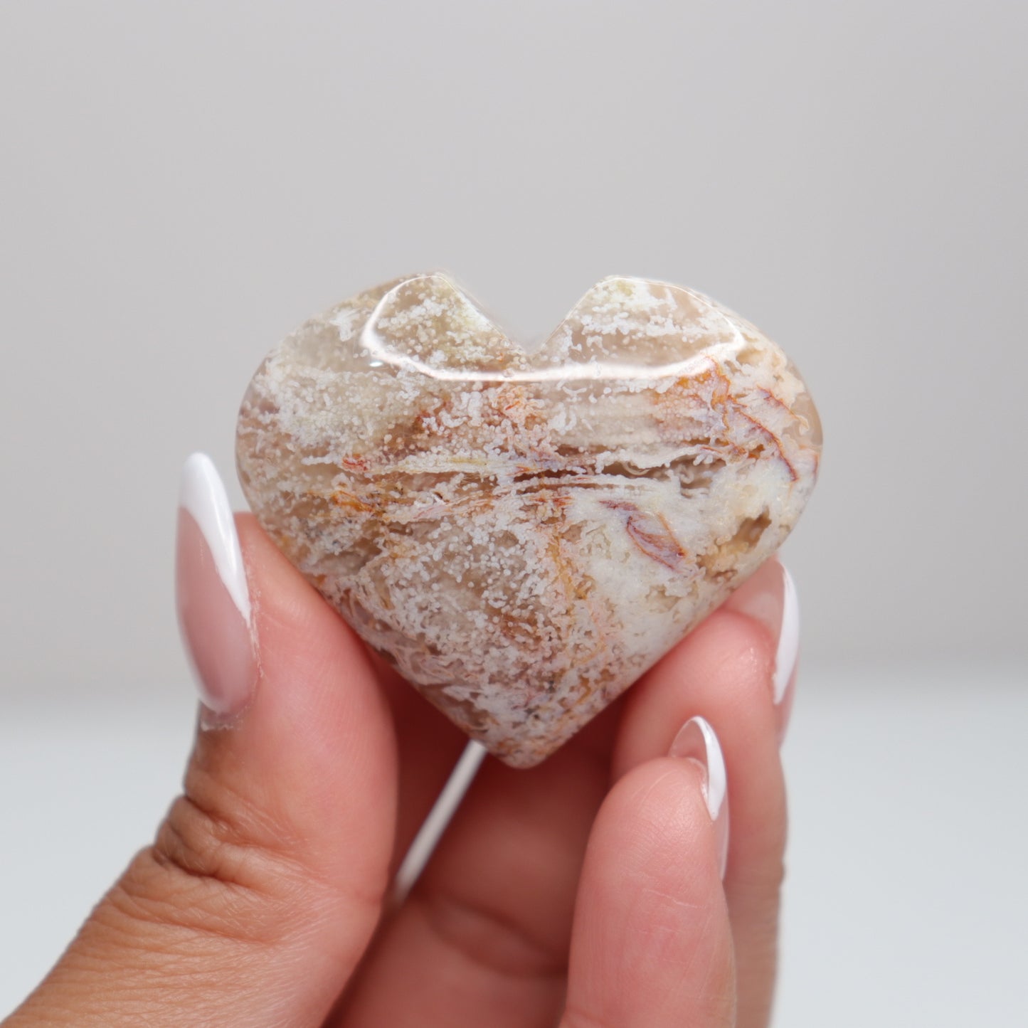 Moss Agate Heart | D