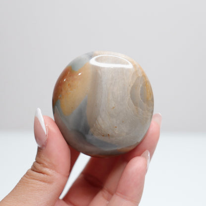 Polychrome Jasper Palm Stone | 21