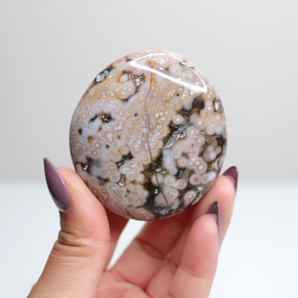 Ocean Jasper Palm Stone 122