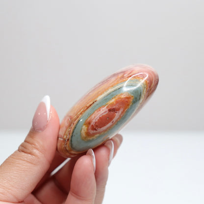 Polychrome Jasper Palm Stone | 24