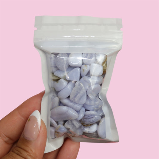 Blue Lace Agate Chips 60g