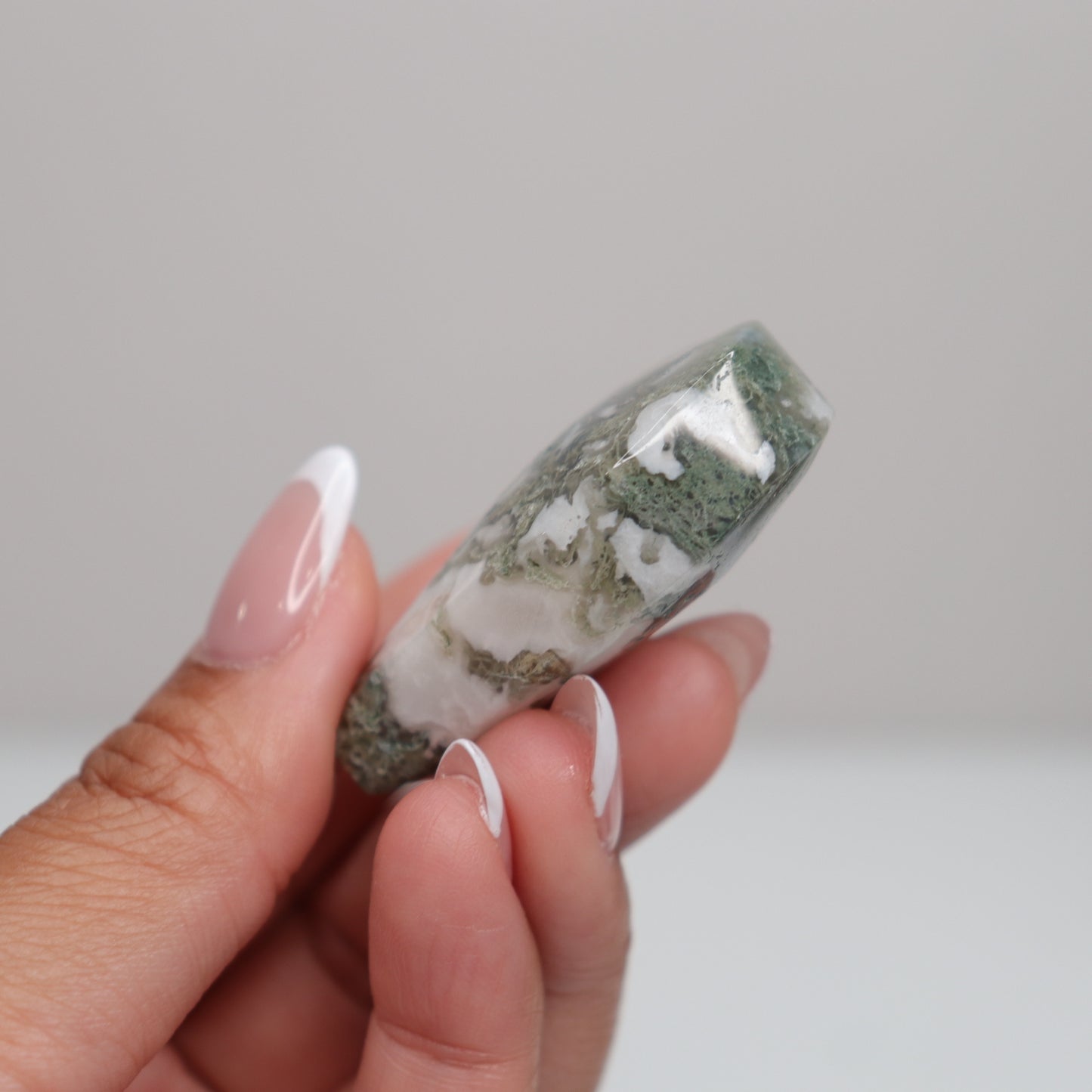 Moss Agate Heart | N