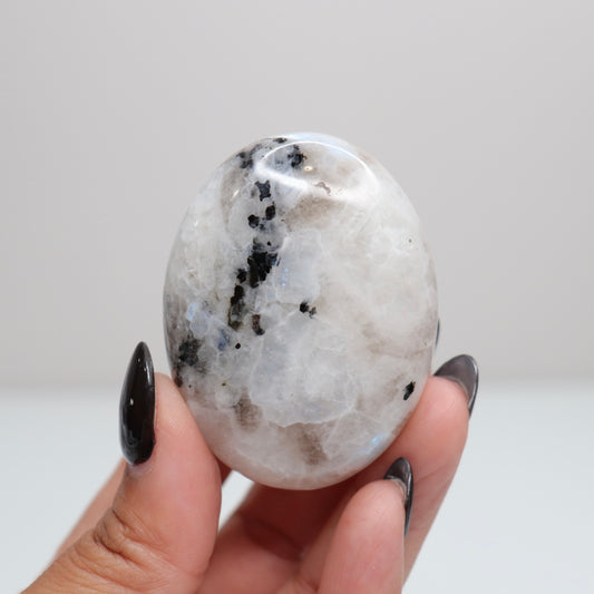 Rainbow Moonstone Palm Stone 59