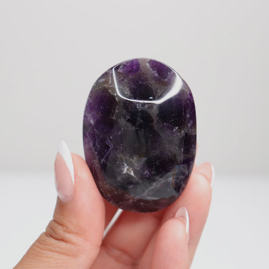 Dream Amethyst Palm Stone L