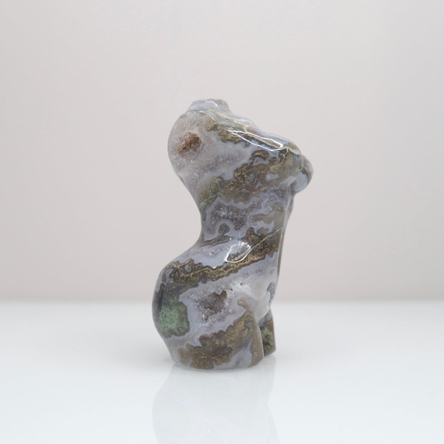 Moss Agate Goddess Body E