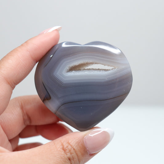Druzy Agate Heart | 8