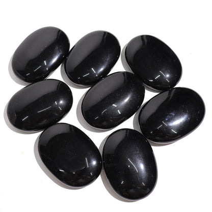 Black Obsidian Palm Stone | Large