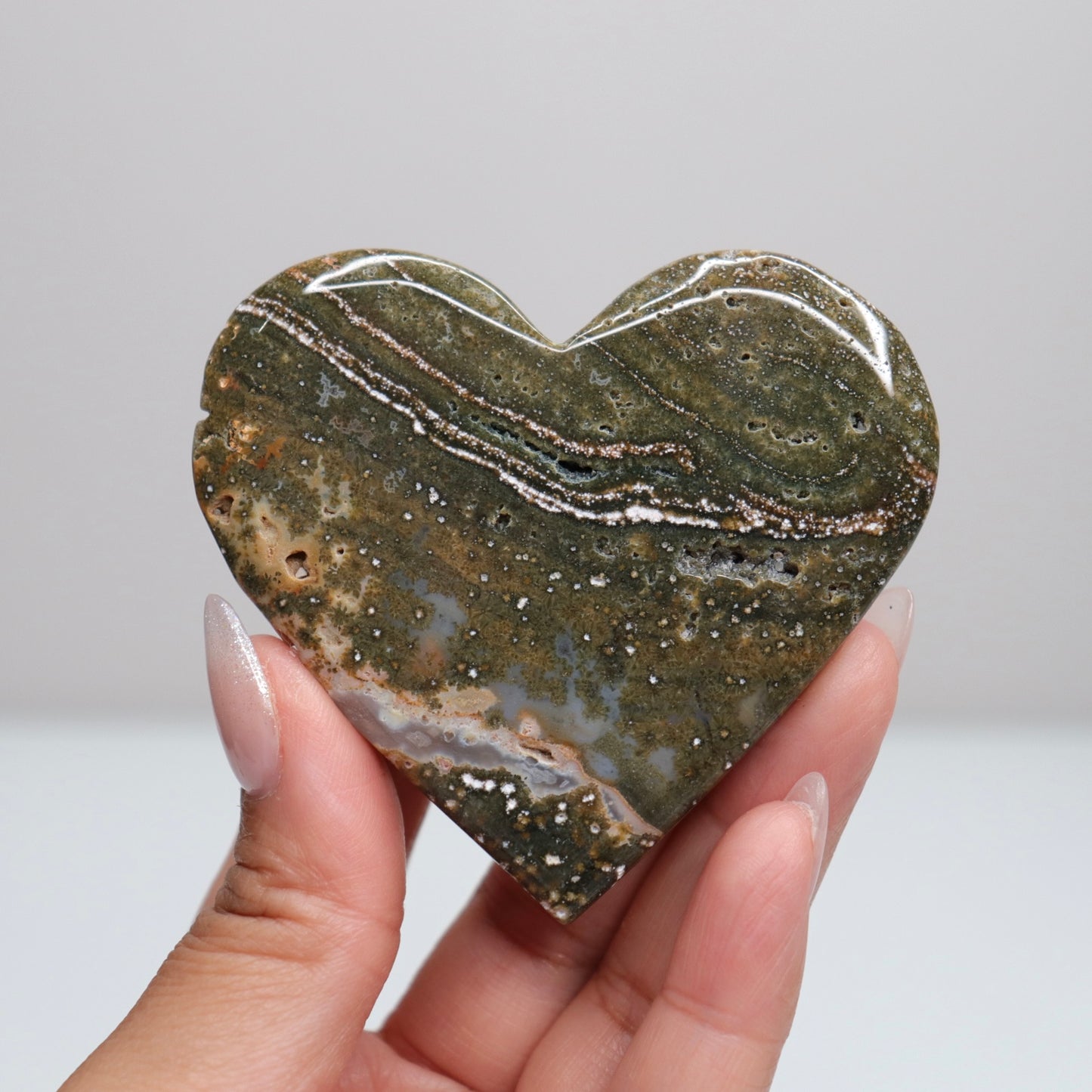Ocean Jasper Heart | N