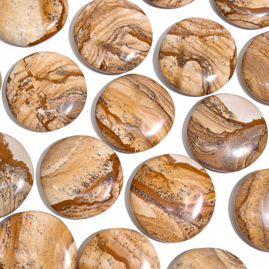 Picture Jasper Flat Stones