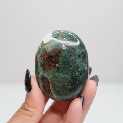 Moss Agate Palm Stone 30