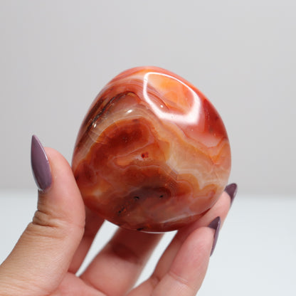 Carnelian Palm Stone 10
