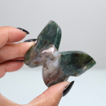 Moss Agate Butterfly 3