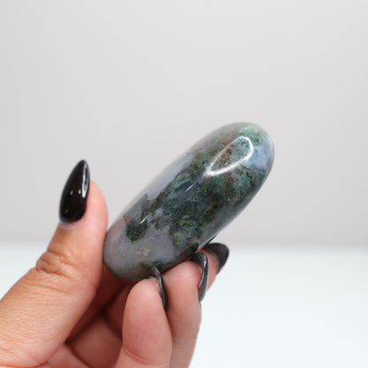 Moss Agate Palm Stone 28