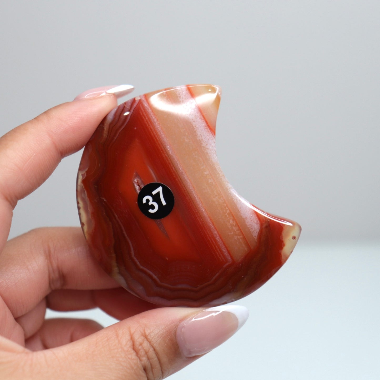Carnelian Agate Moon 37