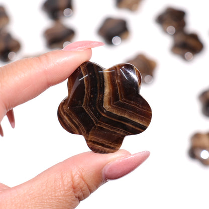 Chocolate Calcite Flowers
