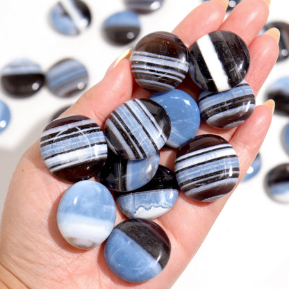 Blue Opal Mini Flat Stones