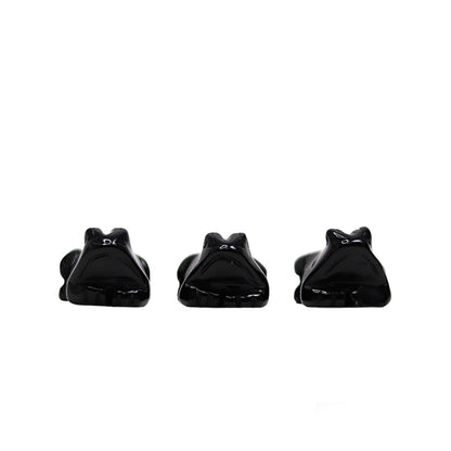 Black Obsidian Frogs | 1.5"