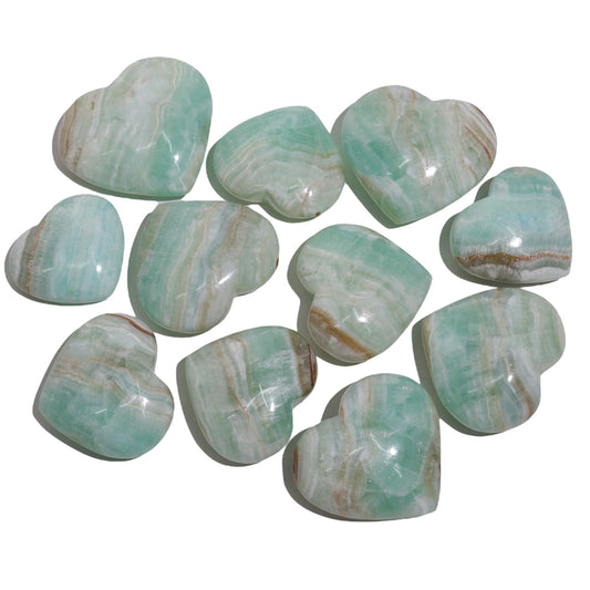 Caribbean Calcite Hearts