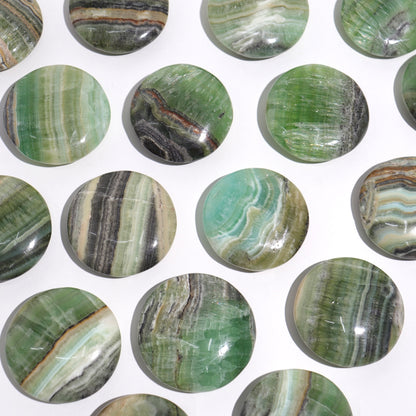 Kiwi Calcite Flat Stones