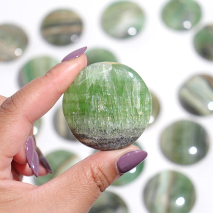 Kiwi Calcite Flat Stones