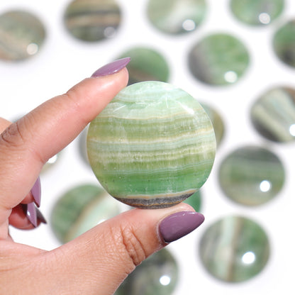 Kiwi Calcite Flat Stones