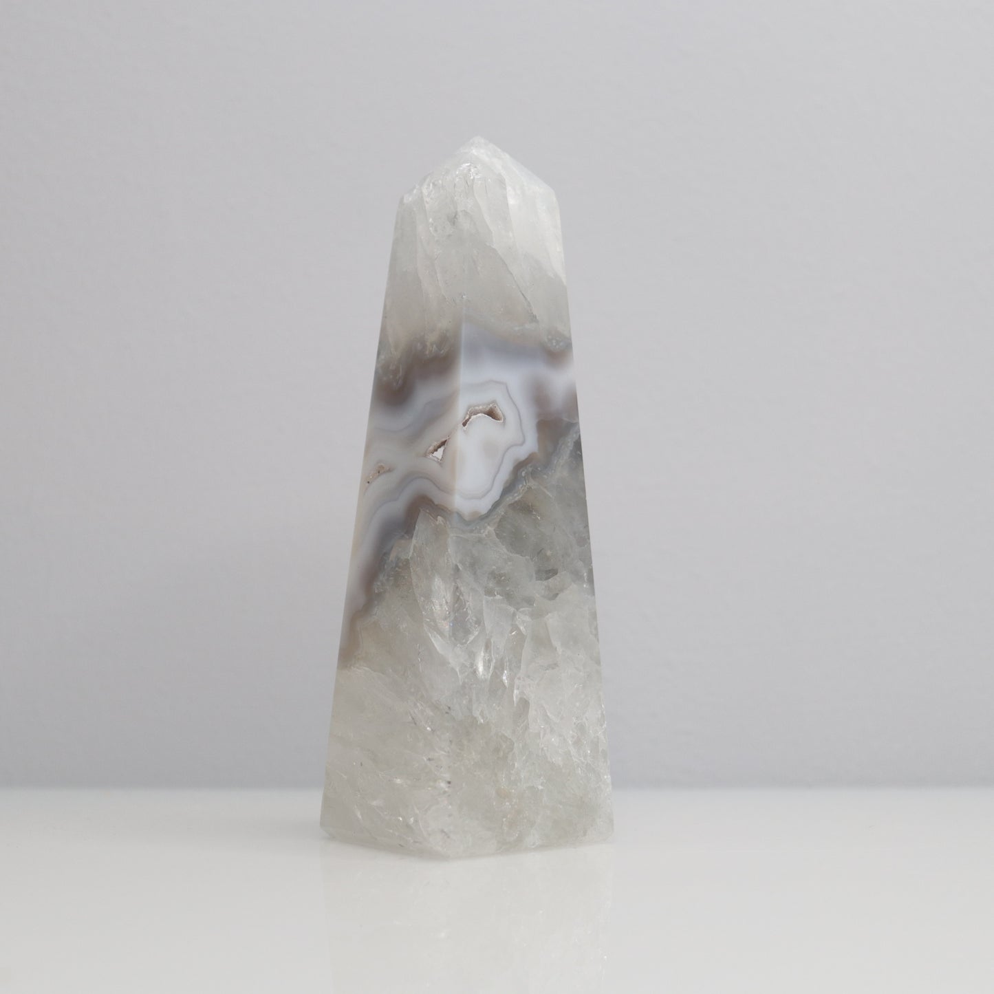 Druzy Agate Obelisk | 8