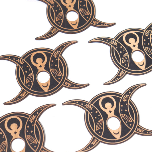 Triple Moon Phase Sphere Stands