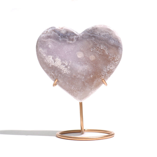 Pink Amethyst Heart