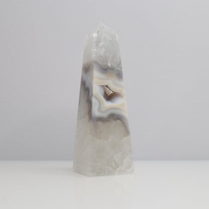 Druzy Agate Obelisk | 8
