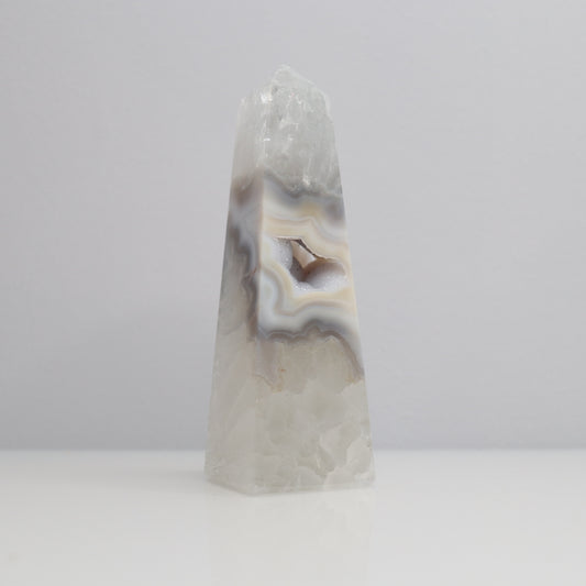 Druzy Agate Obelisk | 8
