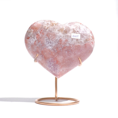 Pink Amethyst Heart