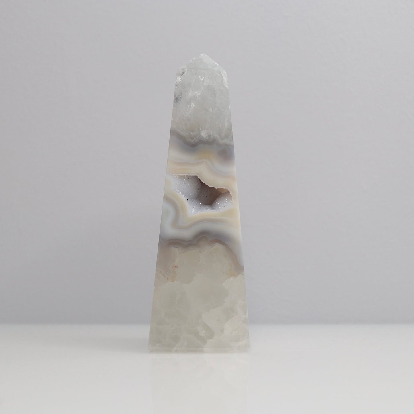 Druzy Agate Obelisk | 8