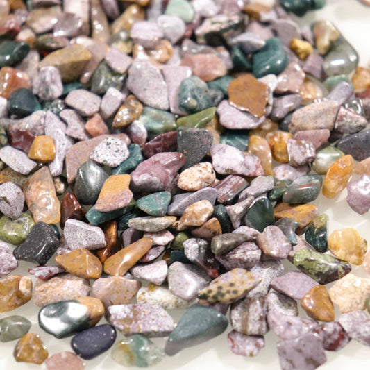 Ocean Jasper Chips - Crescents & Crystals
