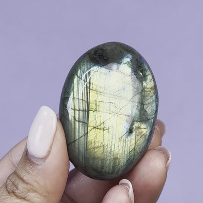 Labradorite Palm Stone | L2