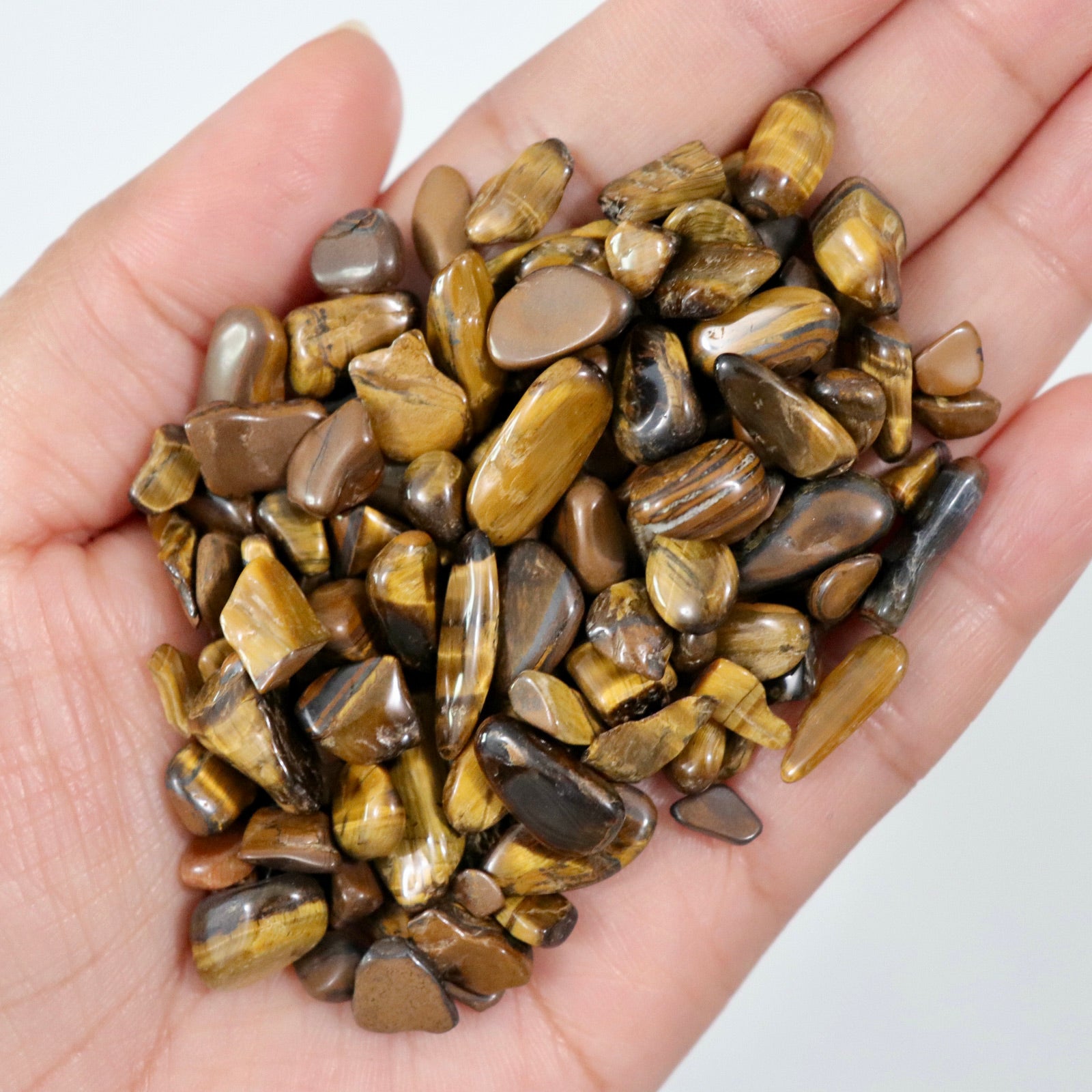 Tiger Eye Chips - Crescents & Crystals