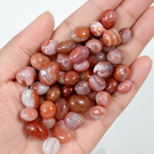 Carnelian Mini Tumbles HQ | 60g Bag
